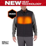 Milwaukee Men's Large M12 12-Volt Lithium-Ion Cordless AXIS Black Heated Vest Kit with (1) 2.0 Ah Battery and Charger