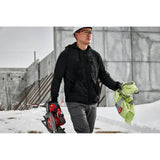 Milwaukee Men's Medium M12 12-Volt Lithium-Ion Cordless Black Heated Jacket Hoodie (Jacket and Battery Holder Only)