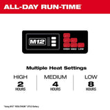 Milwaukee Women’s 2X-Large M12 12-Volt Cordless Gray Heated Hoodie Kit with (1) 2.0Ah Battery & Charger