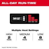 Milwaukee Women’s X-Small M12 12V Lithium-Ion Cordless Red Heated Hoodie Kit with (1) 2.0Ah Battery & Charger