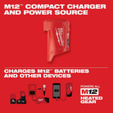 Milwaukee Women’s X-Small M12 12V Lithium-Ion Cordless Red Heated Hoodie Kit with (1) 2.0Ah Battery & Charger