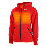 Milwaukee Women’s X-Small M12 12V Lithium-Ion Cordless Red Heated Hoodie Kit with (1) 2.0Ah Battery & Charger