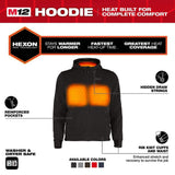 Milwaukee Men’s 2X-Large M12 12-Volt Lithium-Ion Cordless Red Heated Hoodie (Jacket & Battery Holder Only)