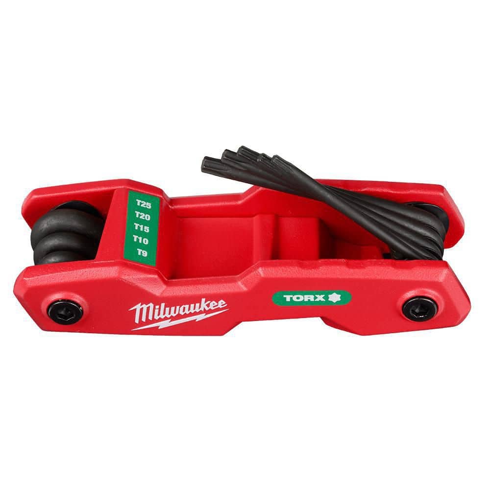 Milwaukee 8-Key Folding Torx Set + 17-Key Folding Hex Key Set (25-Piece) | 48-22-2184 & 48-22-2183