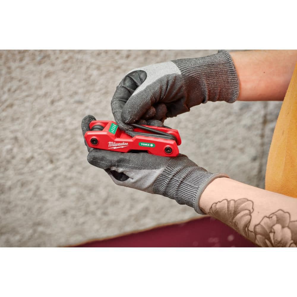 Milwaukee 8-Key Folding Torx Set + 17-Key Folding Hex Key Set (25-Piece) | 48-22-2184 & 48-22-2183