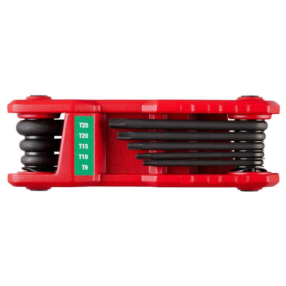 Milwaukee 8-Key Folding Torx Set + 17-Key Folding Hex Key Set (25-Piece) | 48-22-2184 & 48-22-2183