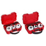 Milwaukee Hole Dozer Plumbers Carbide Hole Saw Set with Hole Dozer Bi‑Metal Hole Saw Kit, 20‑Piece (Model 49-22-3091/49-22-4019)