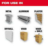 Milwaukee HOLE DOZER General-Purpose Bi‑Metal Hole Saw Set, 12‑Piece (Model 49-22-4023)