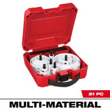 Milwaukee HOLE DOZER Bi-Metal Hole Saw Set, 21-Piece (49-22-4171)