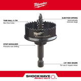 Milwaukee SHOCKWAVE Thin Wall Hole Saw Kit, High Speed Steel, 3-Piece (7/8 in., 1-1/8 in., 1-3/8 in.)