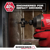 Milwaukee SHOCKWAVE Thin Wall Hole Saw Kit, High Speed Steel, 3-Piece (7/8 in., 1-1/8 in., 1-3/8 in.)