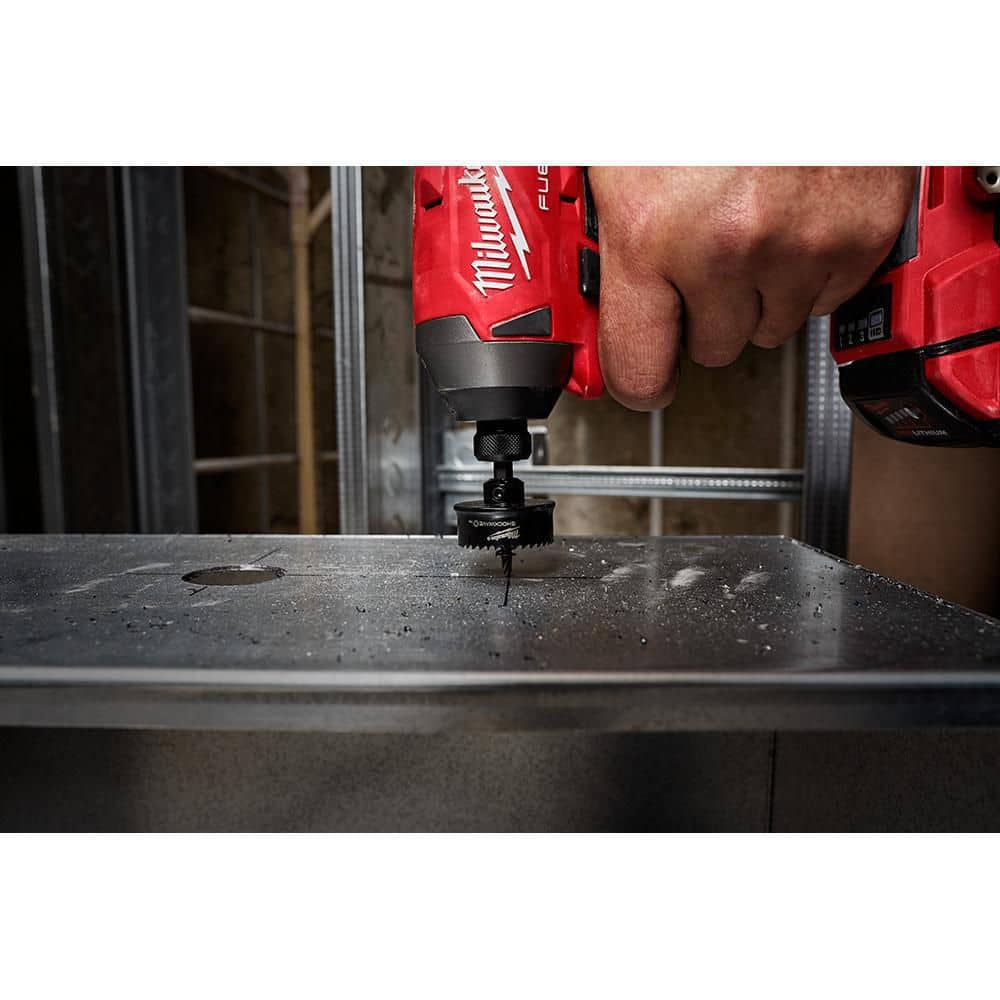 Milwaukee SHOCKWAVE Thin Wall Hole Saw Kit, High Speed Steel, 3-Piece (7/8 in., 1-1/8 in., 1-3/8 in.)