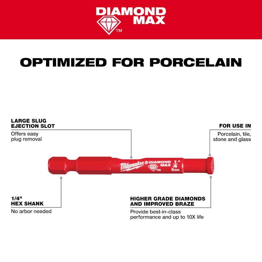 Milwaukee Diamond Max Hole Saw Set, 12-Piece (49-56-0550)