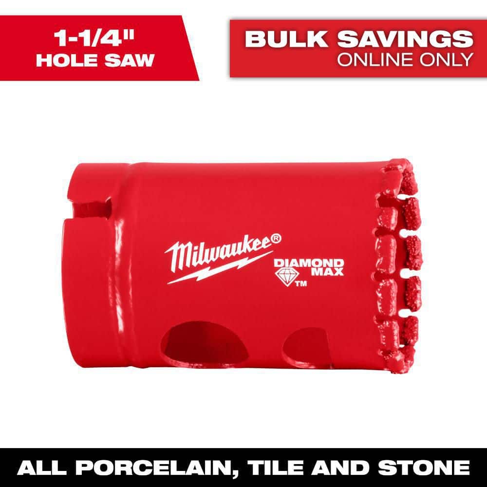Milwaukee 1-1/4 in. Diamond MAX Hole Saw