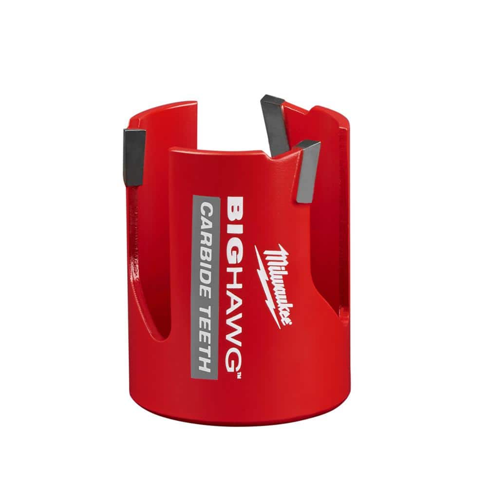 Milwaukee BIG HAWG Carbide Hole Saw and HOLE DOZER Bi‑Metal General Purpose Hole Saw Set with PACKOUT Cases, 19‑Piece