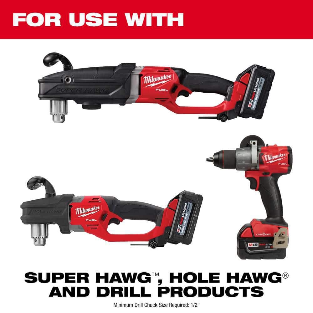 Milwaukee BIG HAWG Carbide Hole Saw Kit (9-Piece) with PACKOUT Case