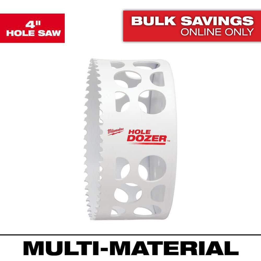 Milwaukee 4 in. HOLE DOZER Bi-Metal Hole Saw, 1.8 in Drilling Depth