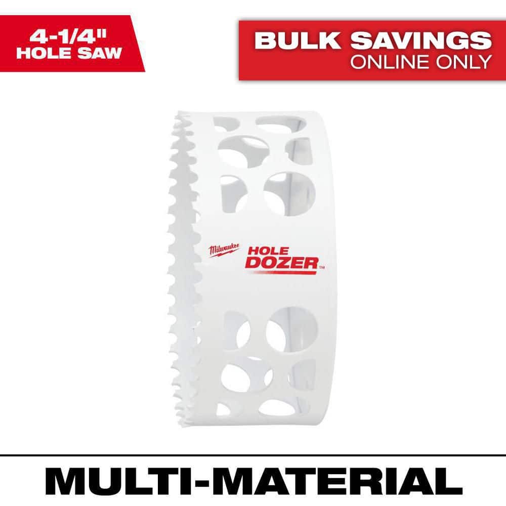 Milwaukee HOLE DOZER Bi‑Metal Hole Saw, 4-1/4 in. Diameter