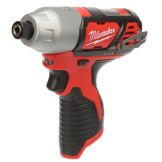 Milwaukee M12 12V Lithium-Ion Cordless 1/4 in. Hex Impact Driver, Tool-Only (2462-20)