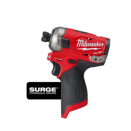 Milwaukee M12 FUEL SURGE 12V Lithium‑Ion Brushless Cordless 1/4 in. Hex Impact Driver, Tool‑Only (2551-20)