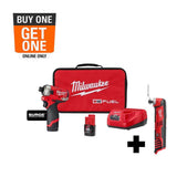 Milwaukee M12 FUEL SURGE 12-Volt Brushless 1/4 in. Hex Impact Driver Compact Kit with Free M12 Multi-Tool