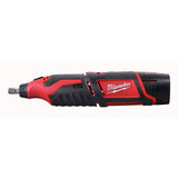 Milwaukee M12 FUEL SURGE 12V Lithium-Ion Brushless Cordless 1/4 in. Hex Impact Driver Compact Kit with M12 Rotary Tool