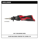 Milwaukee M12 FUEL SURGE 12-Volt Lithium-Ion 1/4 in. Cordless Hex Impact Driver Compact Kit with M12 Soldering Iron