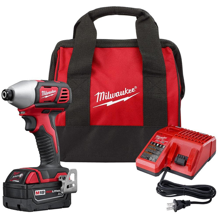 Milwaukee M18 18-Volt Lithium-Ion Cordless 1/4 in. Hex Impact Driver, Tool-Only (2656-20)