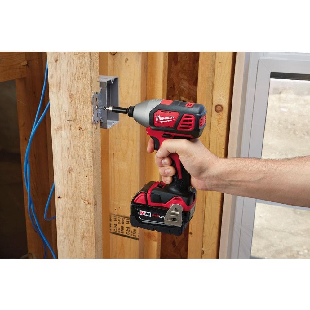 Milwaukee M18 18-Volt Lithium-Ion Cordless 1/4 in. Hex 2-Speed Impact Driver (Tool-Only), 2657-20