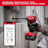 Milwaukee M18 FUEL ONE‑KEY 18V Lithium‑Ion Brushless Cordless 1/4 in. Hex Impact Driver, Tool‑Only (2957-20)