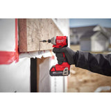 Milwaukee M18 18-Volt Lithium-Ion Compact Brushless Cordless Impact Driver Kit with 2.0Ah Battery, Charger & 120-Piece Bit Set