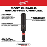Milwaukee SHOCKWAVE Lineman's 1/2 in. Drive 2-in-1 12-Point Socket Set (10-Piece)