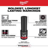 Milwaukee Shockwave 3/8 in. Drive SAE & Metric 6-Point Impact Socket Set + Impact Duty Driver Bit Set (117-Piece)
