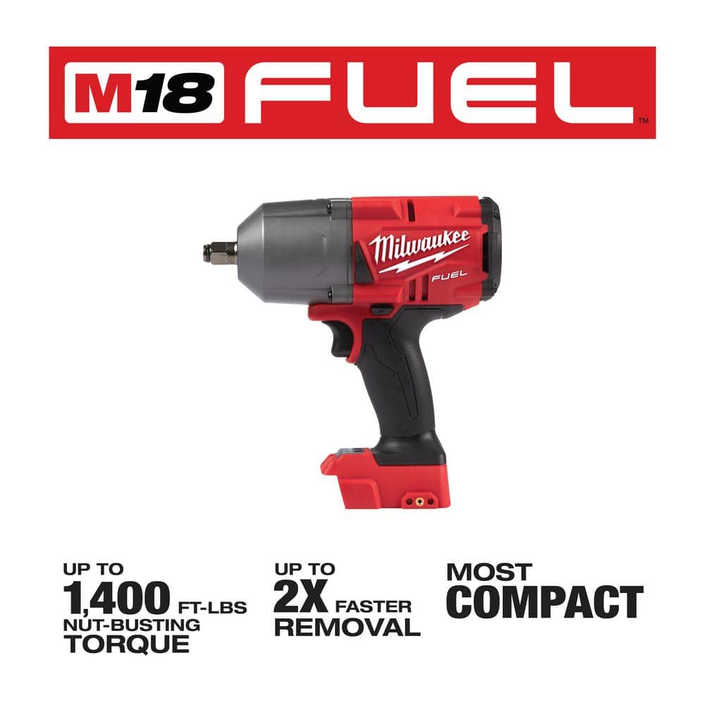 Milwaukee M18 FUEL 1/2 in. High Torque Impact Wrench with Friction Ring – Tool Only (No Battery/Charger)