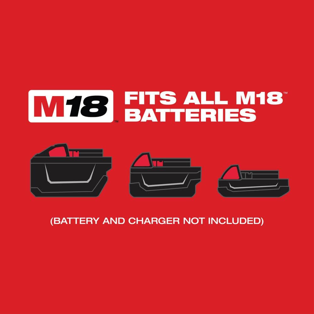 Milwaukee M18 FUEL GEN-3 18V Lithium-Ion Brushless Cordless 3/8 in. Impact Wrench w/7-1/4 in. Circ, Two 6Ah HO Batteries