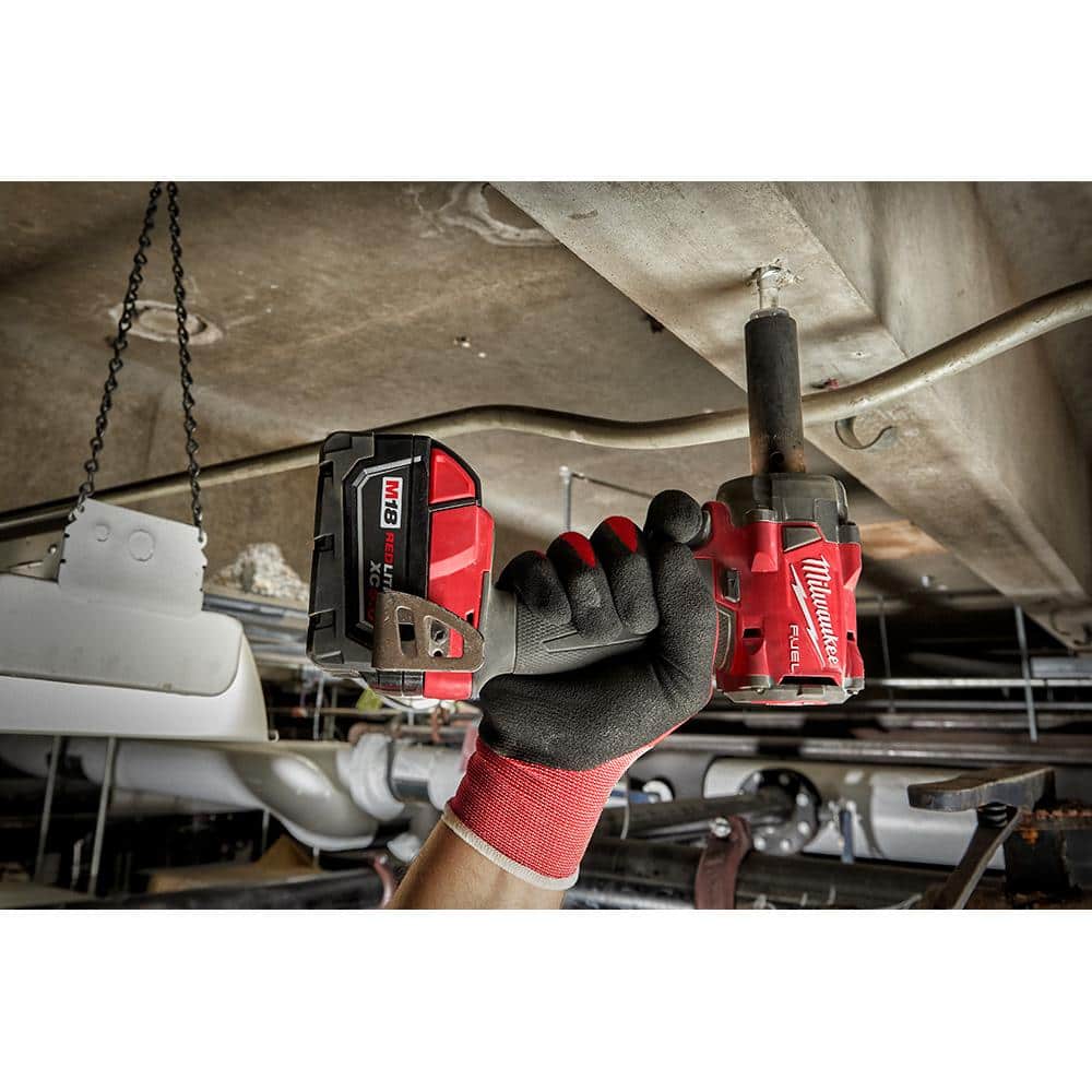 Milwaukee M18 FUEL GEN-3 18V Lithium-Ion Brushless Cordless 3/8 in. Impact Wrench w/7-1/4 in. Circ, Two 6Ah HO Batteries
