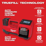 Milwaukee M18 18-Volt Lithium-Ion Cordless Portable Tire Inflator, 150 PSI (Tool-Only), 13.8 x 6.4 x 7.8 in