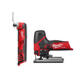 Milwaukee M12 FUEL 12V Lithium-Ion Cordless Jig Saw with M12 Oscillating Multi-Tool (Tool-Only)