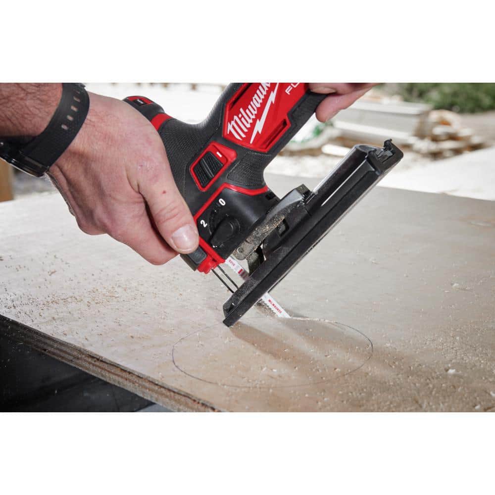 Milwaukee M12 12-Volt FUEL Lithium-Ion Cordless Jig Saw with M12 Rotary Tool, 7/8 in Stroke, Tool-Only