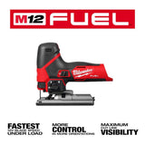 Milwaukee M12 FUEL 12V Lithium-Ion Cordless Jig Saw with M12 2‑Tool Combo Kit, 7/8 in. Stroke
