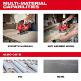 Milwaukee M18 FUEL 18V Lithium‑Ion Brushless Cordless Jig Saw (Tool‑Only), 2737-20