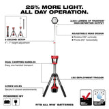 Milwaukee M18 18-Volt Lithium-Ion Cordless Rocket Dual Power Tower Light with M18 LED Flood Light