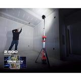 Milwaukee M18 18-Volt Lithium-Ion Cordless Rocket Dual Power Tower Light with M18 LED Flood Light