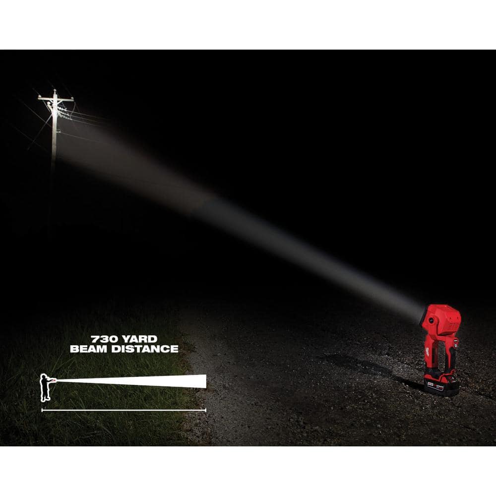 Milwaukee M18 18-Volt Lithium-Ion Cordless 1300-Lumen LED Flood Light with M18 3.0Ah Battery