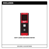 Milwaukee 65 ft. Laser Distance Meter, Model 48-22-9801
