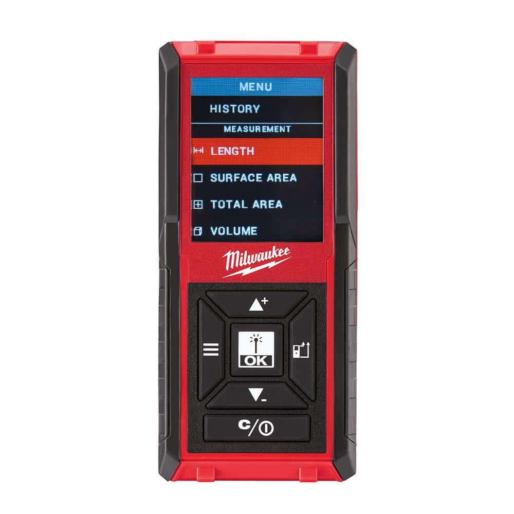 Milwaukee 150 ft. Laser Distance Meter, 48-22-9802