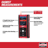 Milwaukee M12 12-Volt Lithium-Ion Cordless Green 125 ft. Cross Line and Plumb Points Laser Level Kit with Laser Distance Meter