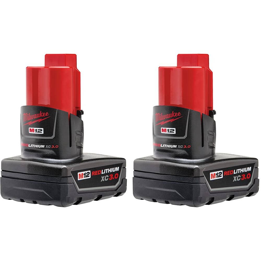 Milwaukee M12 12-Volt Lithium-Ion Cordless Green 250 ft. 3-Plane Laser Level Kit with 3 Batteries, Charger, Case and Tripod