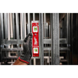 Milwaukee 9" Torpedo Level with Lighted Vials, Aluminum Frame, 9 in Length