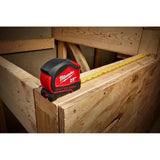 Milwaukee 7 in. Billet Torpedo Level with 25 ft. Compact Tape Measure